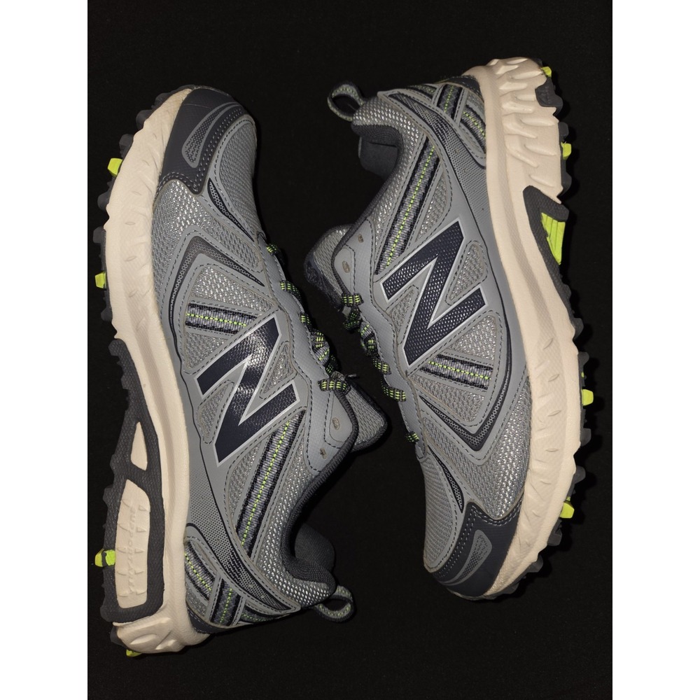 New Balance 410v5 Womens Athletic Trail Running Shoes Size 9.5 Gray Lime